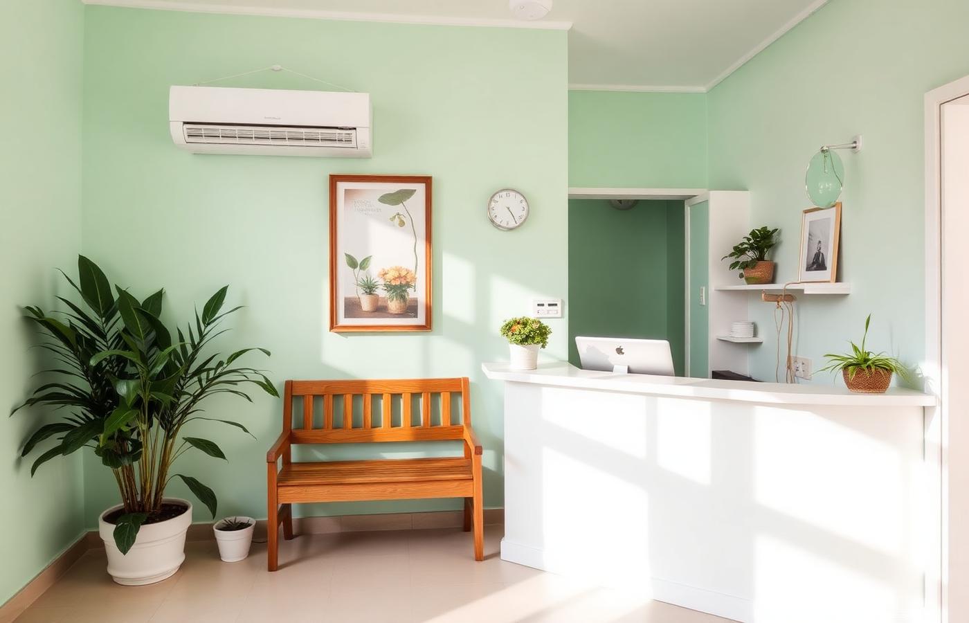 The Holistic Healing Hub clinic reception in Hyderabad