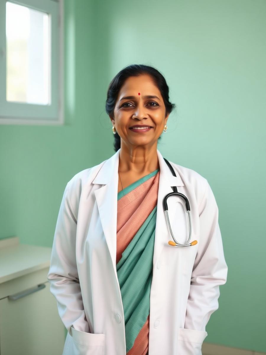Dr. Sammeta Madhavi in her Hyderabad clinic